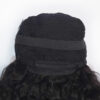 front lace human wig - 14" 3A curly natural black.