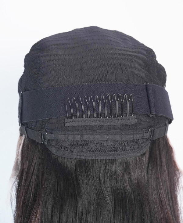 front lace human wig - 20" dark brown balayage