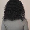 front lace human wig - 14" 3A curly natural black.