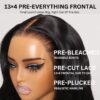 Extra 70% Off |Sunber 4C Kinky Edge Kinky Curly Human Hair Lace Wigs 7x5 Bye Bye Knots -  4C Kinky Edge-7x5 Bye Bye Knots / 20