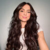 vegan fiber blowout curtain bangs wig 22".