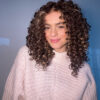 vegan fiber curly balayage wig 16".