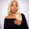 front lace human wig - 14" platinum blonde.