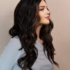 front lace human wig - 20" caramel balayage.