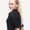 ponytail - #60 platinum blonde. - 24 inches