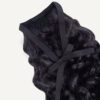 curly ponytail - #1 jet black. - 20 inches