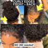 Extra 70% Off |Sunber 4C Kinky Edge Kinky Curly Human Hair Lace Wigs 7x5 Bye Bye Knots -  4C Kinky Edge-7x5 Bye Bye Knots / 20