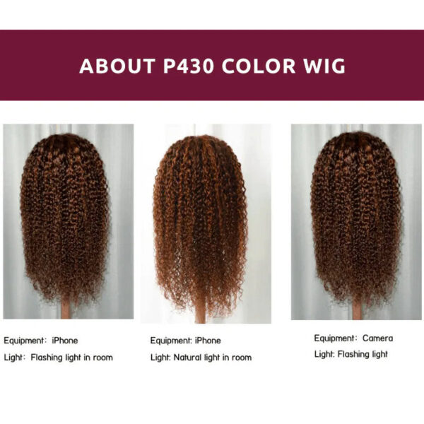 Sunber 0 Off Piano Brown Highlight Water Wave 13*4 Lace Frontal Wigs - 26 / 150% / 13*5 T Part Lace Frontal