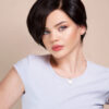 Short Wedge Human Wig - 6” Natural Black.