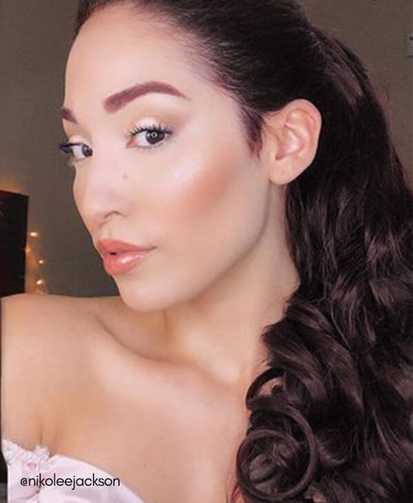 curly ponytail - #2 chocolate brown. - 20 inches