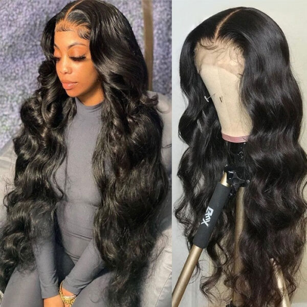 Extra 60% OFF | Sunber Deep Parting 7×5 Bye Bye Knots Pre-Cut Lace Body Wave Wig Human Hair - 24 (Fast Shipping) / 7*5 Bye Bye Knots 180% Density