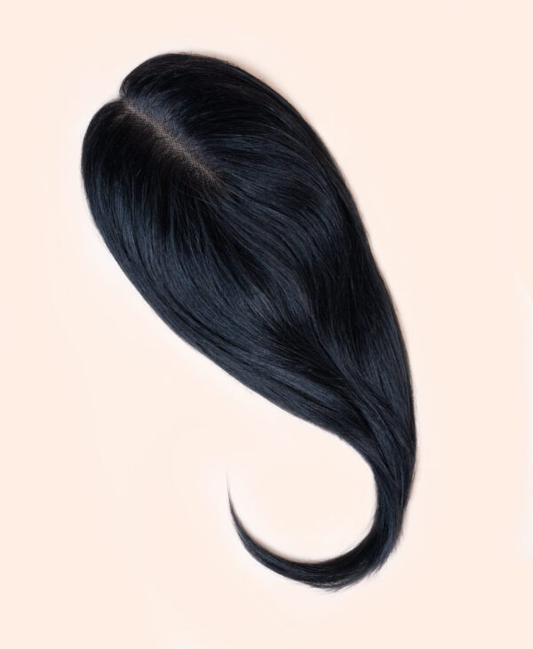 hair topper jet black (#1).