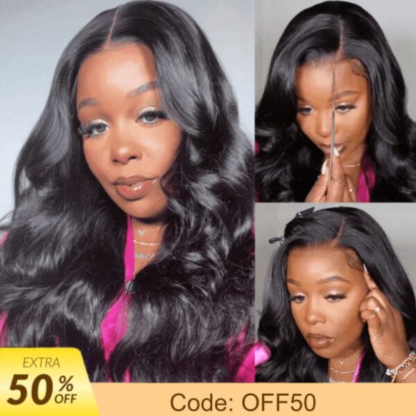 Extra 50% OFF | Sunber Deep Parting 7×5 Bye Bye Knots Pre-Cut Lace Body Wave Wig Human Hair - 13*4 Pre Everything / With Baby Hair / 16