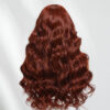 Sunber Body Wave Put on and Go Reddish Brown 7x5 Bye Bye Knots Pre-Cut Lace Human Hair Wigs With Pre-Plucked - 22 / 7*5 Bye Bye Knots / No Baby Hair