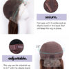 long bob human wig - 12" rooted.