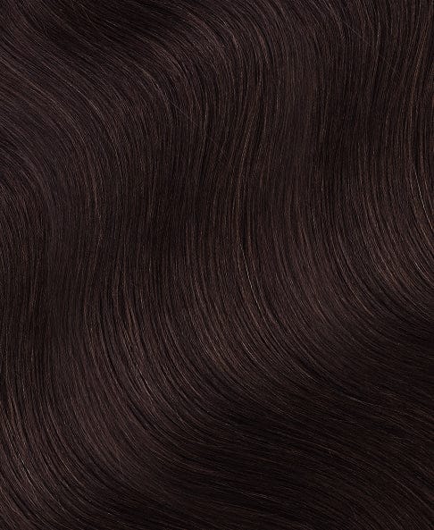 clip-in hair extensions #2 chocolate brown. - 20" / Extra Volume