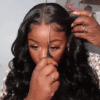 Extra 60% OFF | Sunber Deep Parting 7×5 Bye Bye Knots Pre-Cut Lace Body Wave Wig Human Hair - 24 (Fast Shipping) / 7*5 Bye Bye Knots 180% Density