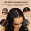 Sunber 6x4.75/ 7x5 Pre-Cut Lace Wear & Go Wigs Body Wave Pre-Plucked Hairline Beginner Friendly - 22 / 13*4 Pre-Cut Lace Frontal / Bleached Knots