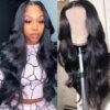 Extra 60% OFF | Sunber Deep Parting 7×5 Bye Bye Knots Pre-Cut Lace Body Wave Wig Human Hair - 24 (Fast Shipping) / 7*5 Bye Bye Knots 180% Density