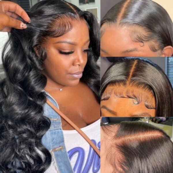 New User Exclusive |Sunber Body Wave Put On And Go Transparent Lace Wig Pre-Cut Lace Human Hair - 18 Mani Jean same style / 13*4 Pre Everything