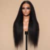 Sunber Yaki Straight 7x5 Bye Bye Knots Lace Grab And Go Closure Wig With Bleach Knots - 14 / 7x5 Bye Bye Knots