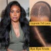 Sunber Yaki Straight 7x5 Bye Bye Knots Lace Grab And Go Closure Wig With Bleach Knots - 14 / 7x5 Bye Bye Knots