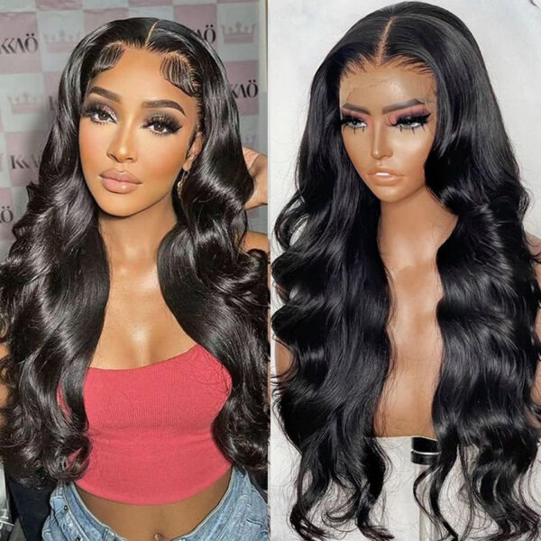 Extra 60% OFF | Sunber Deep Parting 7×5 Bye Bye Knots Pre-Cut Lace Body Wave Wig Human Hair - 24 (Fast Shipping) / 7*5 Bye Bye Knots 180% Density