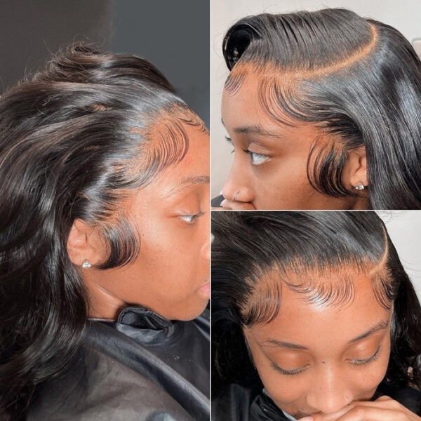 Extra 60% OFF | Sunber Deep Parting 7×5 Bye Bye Knots Pre-Cut Lace Body Wave Wig Human Hair - 24 (Fast Shipping) / 7*5 Bye Bye Knots 180% Density