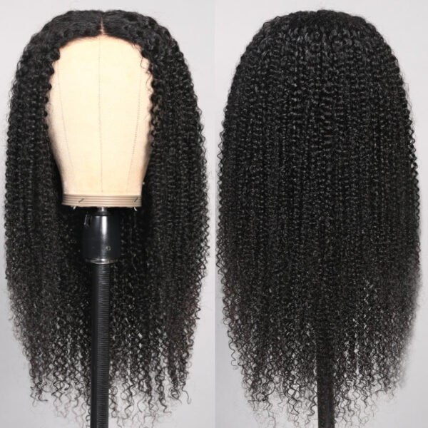 Sunber 5x5 Pre Cut Undetectable HD Lace Wigs Jerry Curly Human Hair Glueless Wear And Go Wigs - 18 / 7x5 Bye Bye Knots-180% Density / Bleached Knots