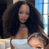 Sunber 5x5 Pre Cut Undetectable HD Lace Wigs Jerry Curly Human Hair Glueless Wear And Go Wigs - 18 / 7x5 Bye Bye Knots-180% Density / Bleached Knots