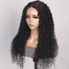 Sunber 5x5 Pre Cut Undetectable HD Lace Wigs Jerry Curly Human Hair Glueless Wear And Go Wigs - 18 / 7x5 Bye Bye Knots-180% Density / Bleached Knots
