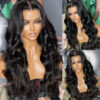 Extra 60% OFF | Sunber Deep Parting 7×5 Bye Bye Knots Pre-Cut Lace Body Wave Wig Human Hair - 24 (Fast Shipping) / 7*5 Bye Bye Knots 180% Density