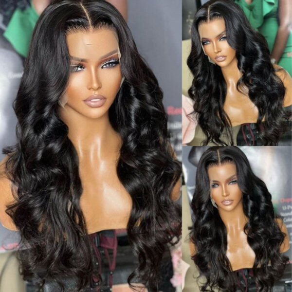 Extra 60% OFF | Sunber Deep Parting 7×5 Bye Bye Knots Pre-Cut Lace Body Wave Wig Human Hair - 24 (Fast Shipping) / 7*5 Bye Bye Knots 180% Density