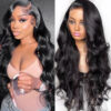 Extra 60% OFF | Sunber Deep Parting 7×5 Bye Bye Knots Pre-Cut Lace Body Wave Wig Human Hair - 24 (Fast Shipping) / 7*5 Bye Bye Knots 180% Density