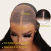 Extra 70% OFF | Sunber 4C Kinky Straight Lace Wig 13X4 Lace Front Human Hair Wigs With Baby Hair - 22 (Free Gifts Value ) / Kinky Edge 13*4 Lace Fr