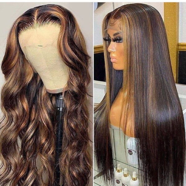 Extra 70% OFF | Sunber Trendiest Highlight Balayage Blonde Human Hair Lace Front Wigs - 20 / 13*4 Lace Front