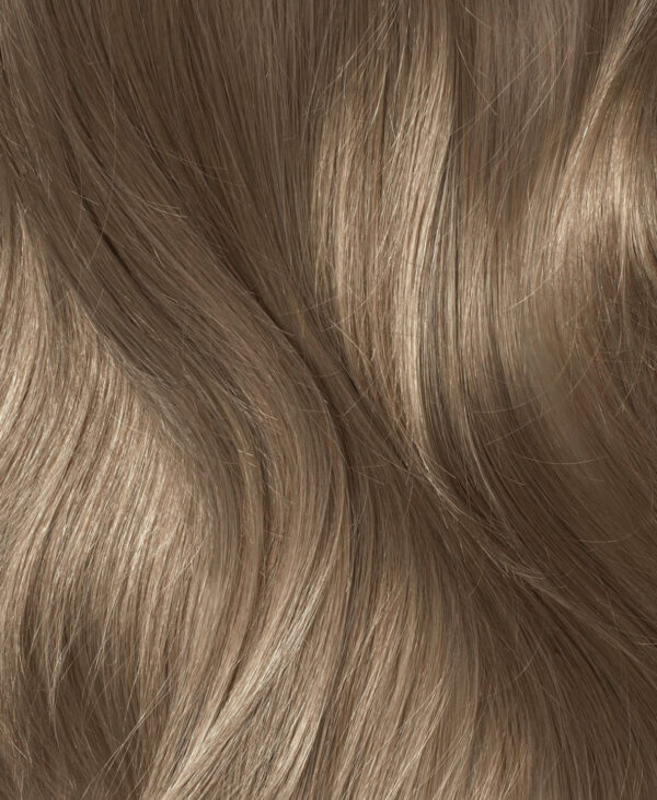 half up/half down #10 ash blonde. - 20"