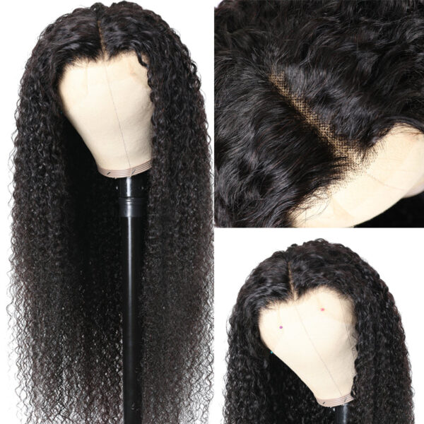 【180%】Sunber Jerry Curly Glueless Wigs 13x4 HD Transparent Lace Front Wigs 5x5 HD Lace Wig Flash Sale - 18" / 13*4 HD Lace Front-180%