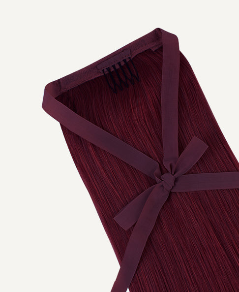 ponytail - #99J cherry red. - 14 inches
