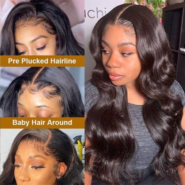 Body Wave Glueless Wig 4x4/13x4 Pre Cut Lace Wig 180% Density Wear and Go Wig - 5x5 Lace / 210% / 14inch