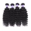 Sunber Remy Deep Wave Human Hair Weaves 4Bundles Deals With Hair Extensions - 18 18 18 18inch