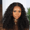 Glueless Wigs 4x4 Closure/13x4 Undetectable HD Lace Wig Wear and Go Wigs 180% Density - 4x4 Lace / 180% Density / 18inch