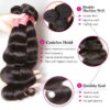 Sunber Hair Body Wave Transparent 5*5 Closure With Virgin Hair Weave 3 Bundles - 16 16 16+16 / Free Part
