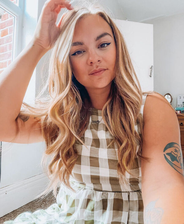 clip-in hair extensions #16-28 blonde balayage. - 28" / Classic