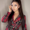 ponytail - #2 chocolate brown. - 14 inches
