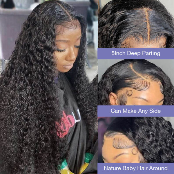 Glueless Wigs 4x4 Closure/13x4 Undetectable HD Lace Wig Wear and Go Wigs 180% Density - 4x4 Lace / 180% Density / 18inch