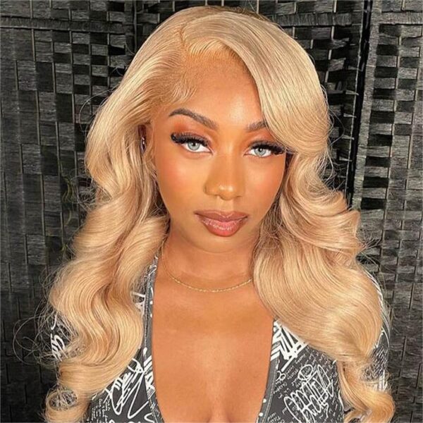 ALL Lace Honey Blonde Color Body Wave Wig 360 HD Lace Front Wigs 150% / 180% Density Wig - 360 Lace / 150% / 32inch