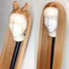 Honey Blonde Color With Straight Hair 4x4/13x4/13x6 Closure Lace Wig 180% Density Huamn Hair - 13x4 Lace / Yes（+） / 32