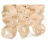Sunber Hair Blonde 613 Hair Weave 3 Bundles Body Wave Virgin Human Hair Weft - 14 16 18