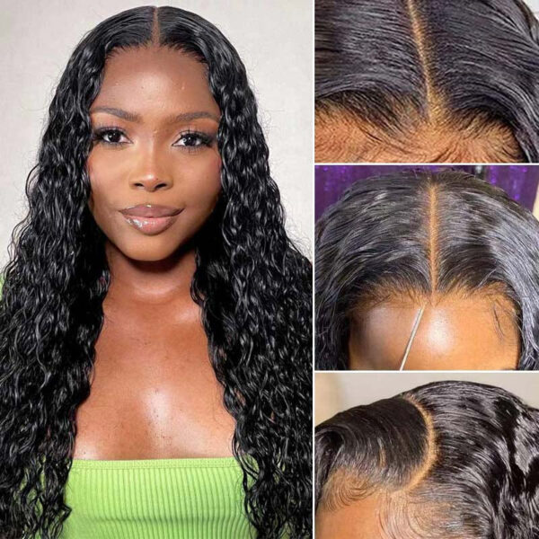 Natural Color Curly Wig 4x4/13x4/13x6 Transparent Pre Cut Lace Wigs 180% Density - 13x4 Lace / No / 22inch